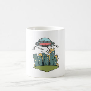 Caneca De Café Ataque de alienígena