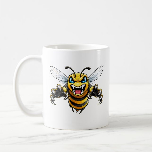 Caneca De Café Ataque de Marimbondo Amarelo Raivoso  (Esquerda)