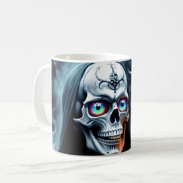 Caneca De Café Até a Morte, Além da Eternidade.  (Frente Esquerda)