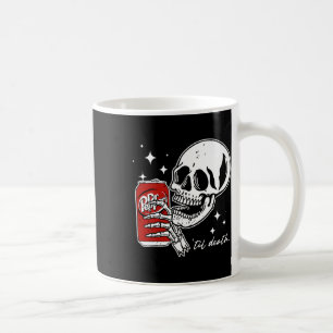 Caneca De Café Até a morte Dr. Skeleton Halloween Cute