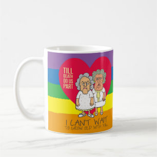 Caneca De Café Até a morte faça-nos mulheres do amor LGBT do
