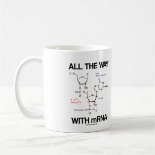 Caneca De Café Até ao fim com RNA Messenger RNA Molecular Bio