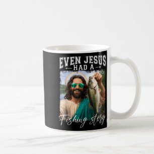 Caneca De Café Até Jesus tinha uma história de pesca funnyfishing