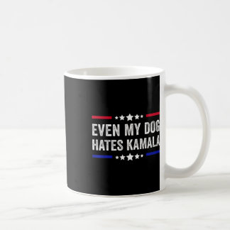 Caneca De Café Até Meu Cachorro Odeia Kamala Harris 2024 American
