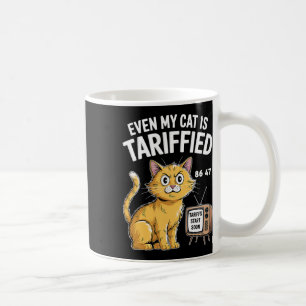 Caneca De Café Até meu gato é tarifado Funny Political Anti Trump