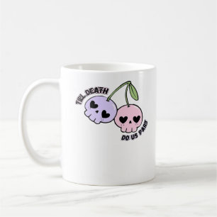 Caneca De Café Até que a morte nos faça parte - Design Cla Gótico