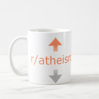 Caneca De Café Ateísmo Upvote