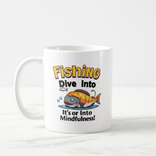Caneca De Café Atenção Plena à Pesca