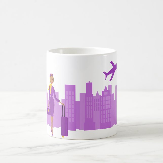 Caneca De Café Atendedor de Voo Fabuloso (Centro)