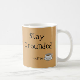 Caneca de café aterrada estada