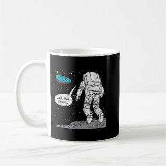 Caneca De Café Aterrissagem Moon Engraçado, Terra Plana, Que Chei