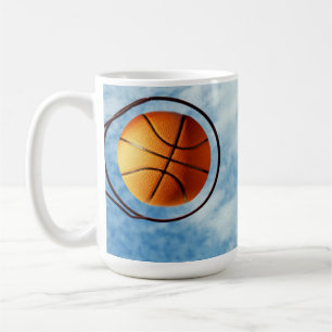 Caneca De Café Atiradas quentes de basquete ao ar livre,