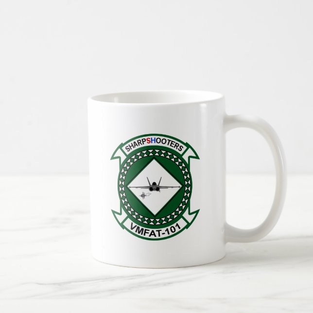 Caneca De Café Atiradores do Sharp VMFAT-101 (Direita)