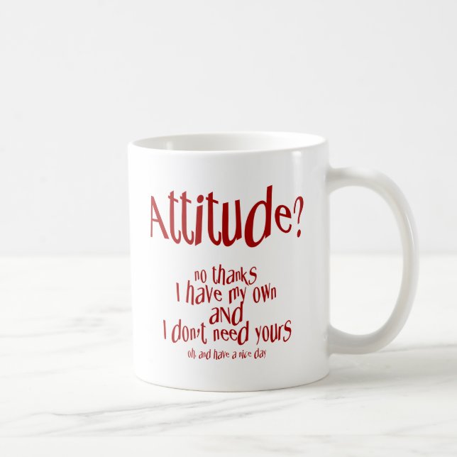 Caneca De Café Atitude (Direita)