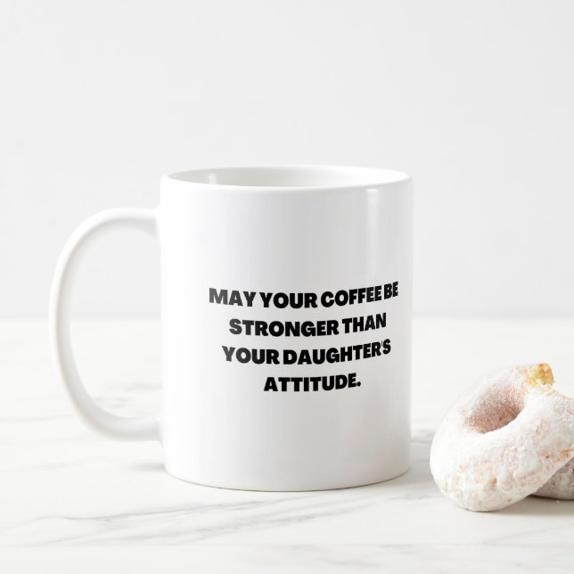 Caneca De Café Atitude da Filha (Com Donut)