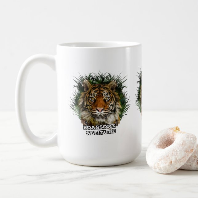 Caneca De Café Atitude itinerante (Com Donut)