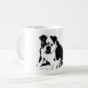 Caneca De Café Atitude subdita, B&W negrito