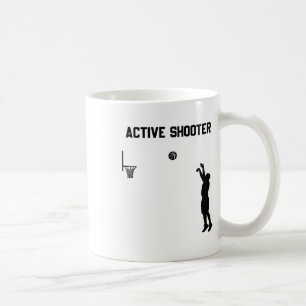 Caneca De Café Ativa Shooter Sketll Aproxima Homens Mulheres 1
