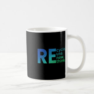 Caneca De Café Ativismo ambiental da criança - Renovação do Recic