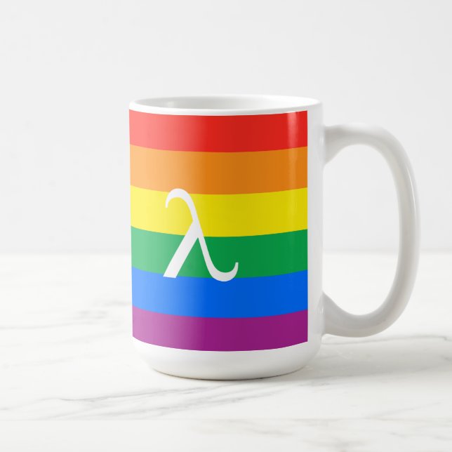 Caneca De Café Ativismo do Orgulho Gay (Direita)