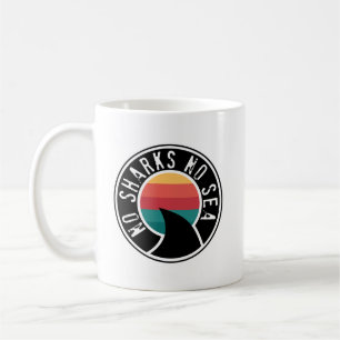 Caneca De Café Ativista Sunset Shark