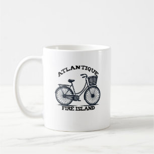 Caneca De Café ATLANTIQUE Fire Island bicicleta de verão família 
