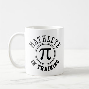 Caneca De Café Atleta de Matemática em Treinamento