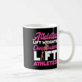 Caneca De Café Atletas de Cheerleading Cheer Levantam Pesos Cheer
