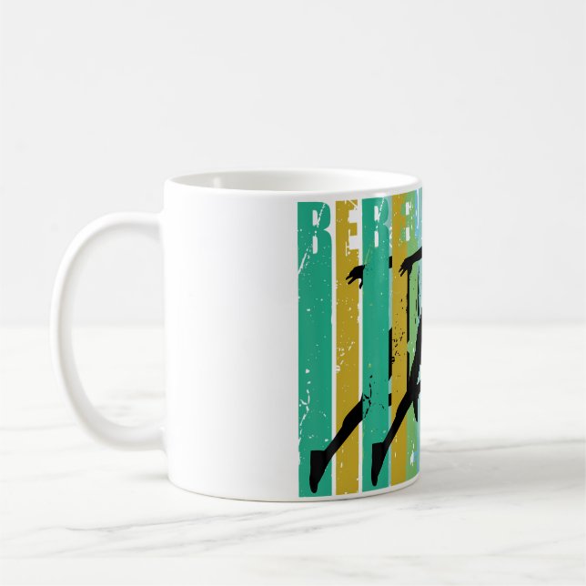 Caneca De Café Atletismo Corrida de Velocidade Meninos Correndo C (Esquerda)