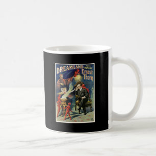 Caneca De Café Ato mágico do vintage do Dreamland do ~ do mágic