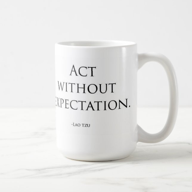 Caneca De Café Ato sem expectativa (Direita)