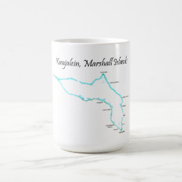 Caneca De Café Atol de Kwajalein, Marshall Islands