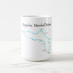 Caneca De Café Atol de Kwajalein, Marshall Islands