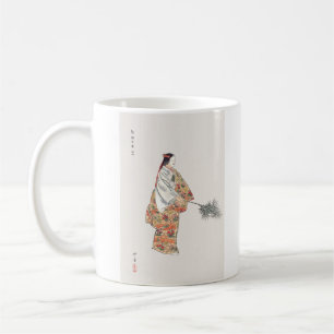 Caneca De Café Ator Hanjo pintura de arte Kogyo Tsukioka