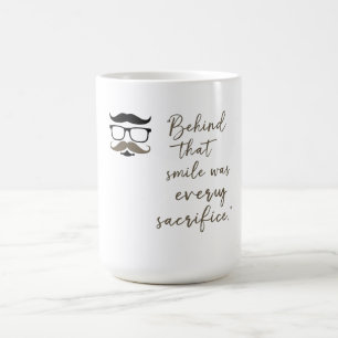 Caneca De Café Atrás Daquele Sorriso