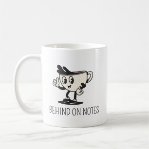 Caneca de café Atrasado nas Notas, Café retrô de T
