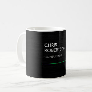Caneca De Café Atrativo para Cinzas Negra Vertical