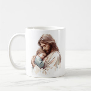 Caneca De Café Através de Jesus, a força é encontrada luxuosa
