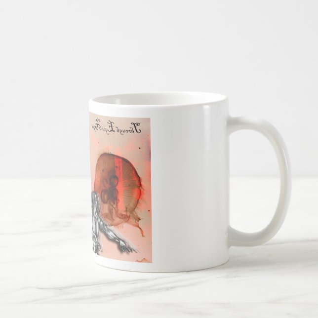 Caneca De Café "Através do Abismo dos Olhos" Merch (Direita)