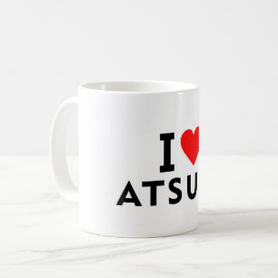Caneca De Café Atsugi Japão cidade do amor coração como viagem