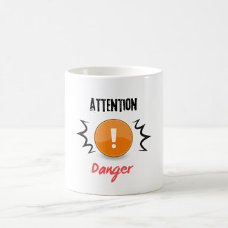 Caneca De Café attention danger 