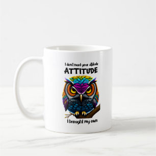 Caneca De Café Attitude Owl Mug