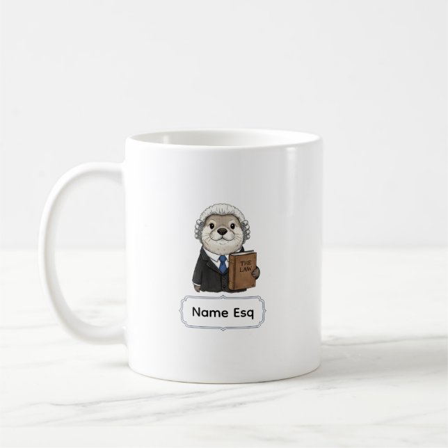 Caneca De Café Attorney Graduation Name Mug (Esquerda)