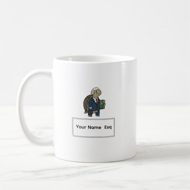 Caneca De Café Attorney Turtle Gift (Esquerda)