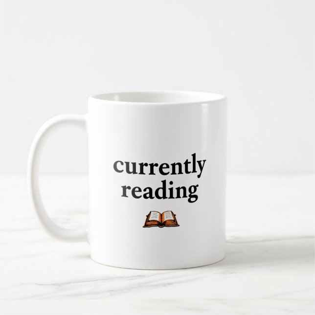 Caneca De Café Atualmente Lendo (Esquerda)