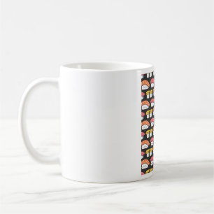 Caneca De Café Atum branco, ovo e salmão Sushi Nigiri Trio Japane