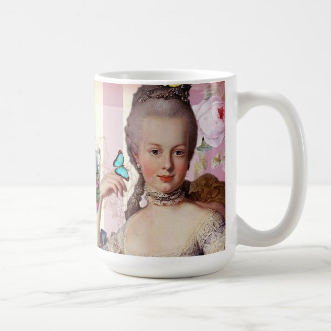 Caneca De Café Au pequeno Trianon de Thé - aumentou (Direita)
