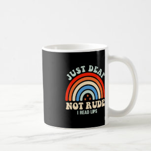 Caneca De Café Audição deficiente de linguagem de sinais ASL surd