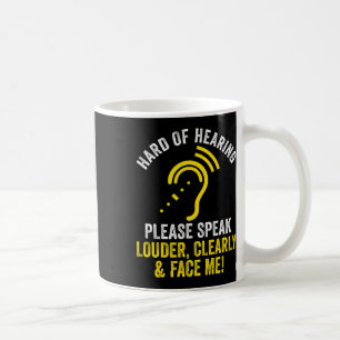 Caneca De Café Audição Pouco Frequente Sensibilização Dos Surdos 