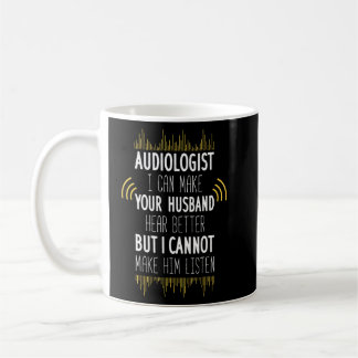 Caneca De Café Audiologista Posso Fazer Seu Marido Ouvir Melhor M